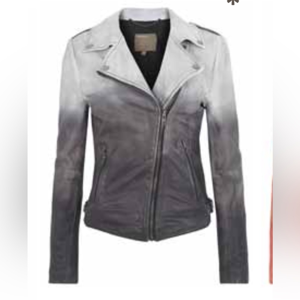 Muubaa Dip Dyed Leather Jacket